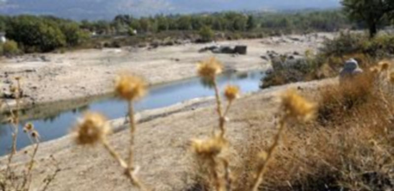 La imagen que ofrece estos días el embalse del Pontón Alto ha variado mucho
