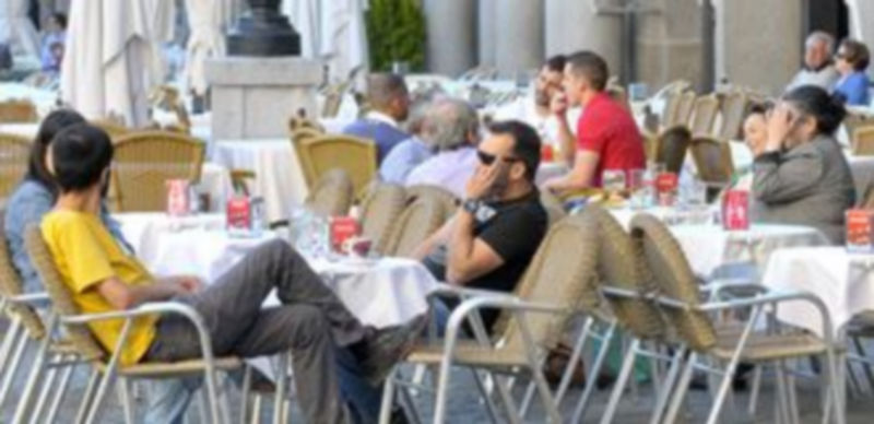 Los hosteleros no podrán instalar las terrazas