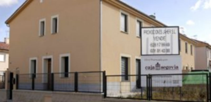 Imagen de una promoción de viviendas en la provincia de Segovia