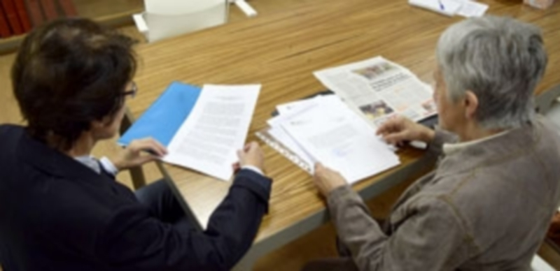 Fuencisla Bertrán y Ana Herrero