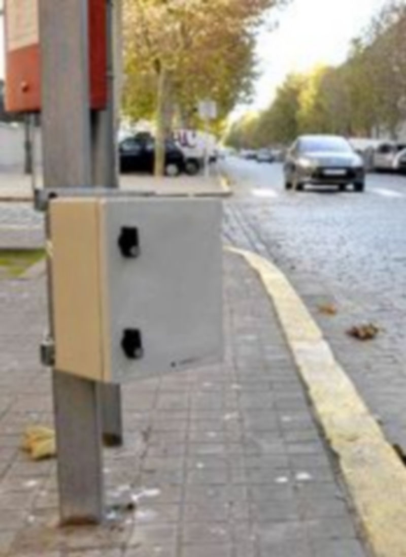 Radar instalado por Tool Alfa para analizar la densidad del tráfico. / A. B.