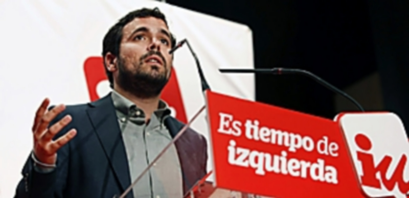 El candidato de IU a la presidencia del Gobierno