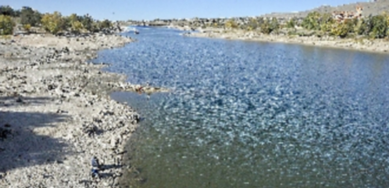 El embalse del Pontón Alto se encuentra por debajo del 60 por ciento de su capacidad. En 2015