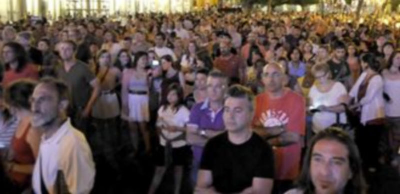 Público asistente a un concierto gratuito de la pasada edición de las Ferias y Fiestas