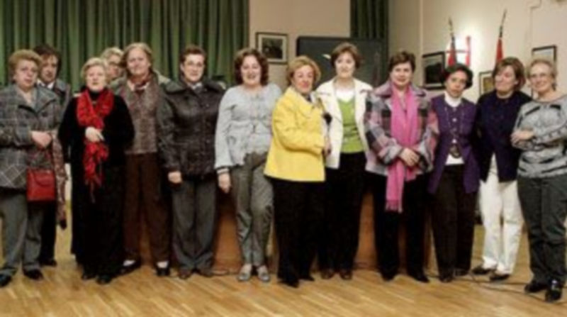 La junta directiva de la asociación ‘María del Salto’