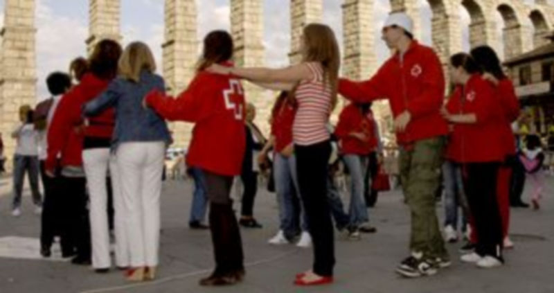 Los voluntarios realizaron distintas actividades en las que participó el público que se encontraba presente. / Leo Valdez