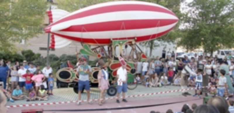 Cultura al aire libre 1 La Baldufa llegó hasta Nueva Segovia con su ‘Zeppelin’