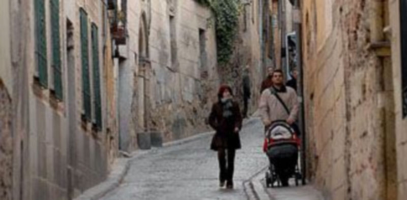 Vista de la calle Velarde