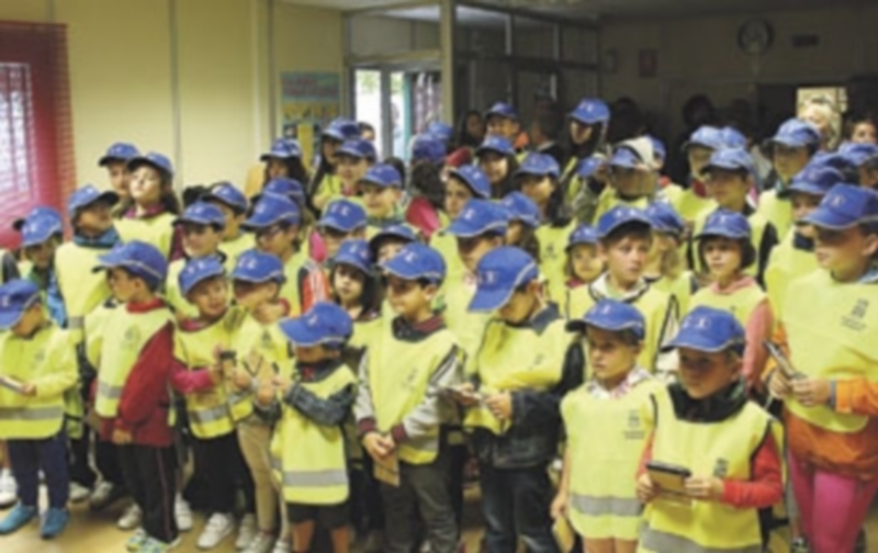 Casi medio centenar de niños asistió a una de las actividades más consolidades de la Semana Europea de la Movilidad. / Fran Muñoz