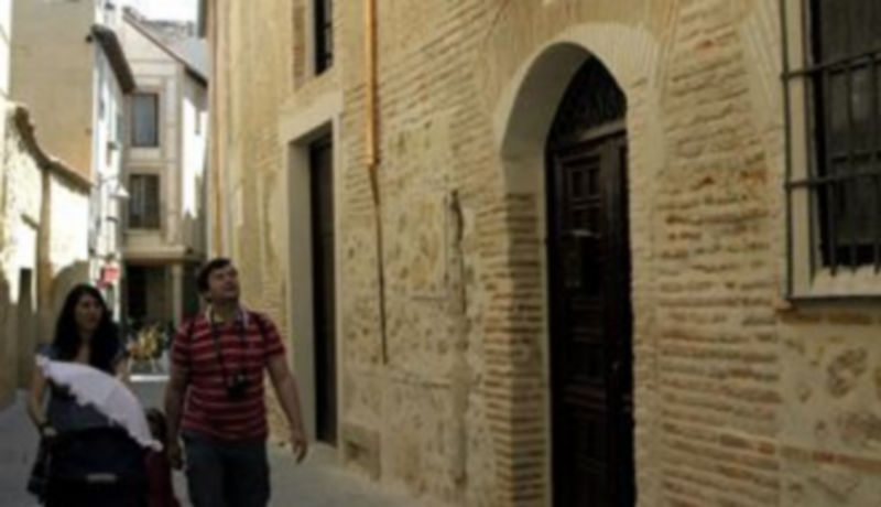 Detalle de una vivienda rehabilitada del barrio de la Judería./ Cris Muro