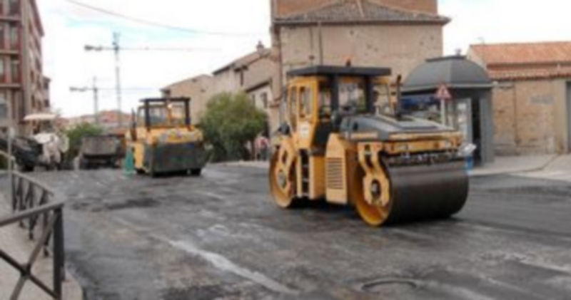 La semana pasada se asfaltaron