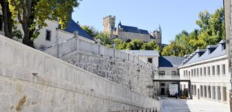 El patio principal de la Ceca