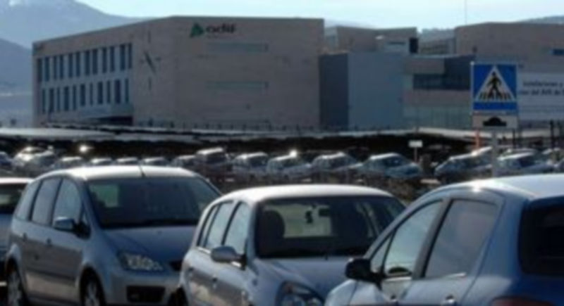 La ampliación del aparcamiento de la Estación Segovia-Guiomar fue objeto de alegaciones por la plataforma. / Juan Martín