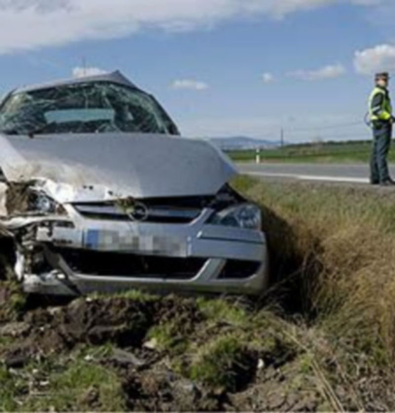 Uno de los vehículos implicados en el suceso./KAMARERO