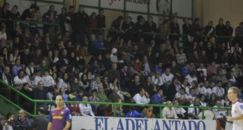 Imagen de una parte de la grada del Pedro Delgado