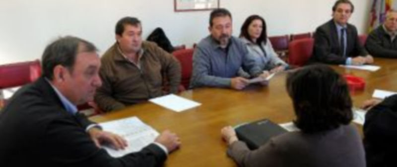 Reunión en la Dirección Provincial de Educación./KAMARERO