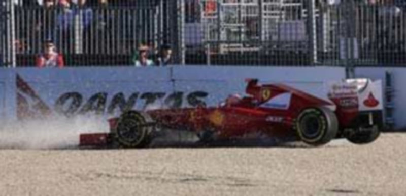 Salida de pista de Alonso en la Q2./EUROPA PRESS