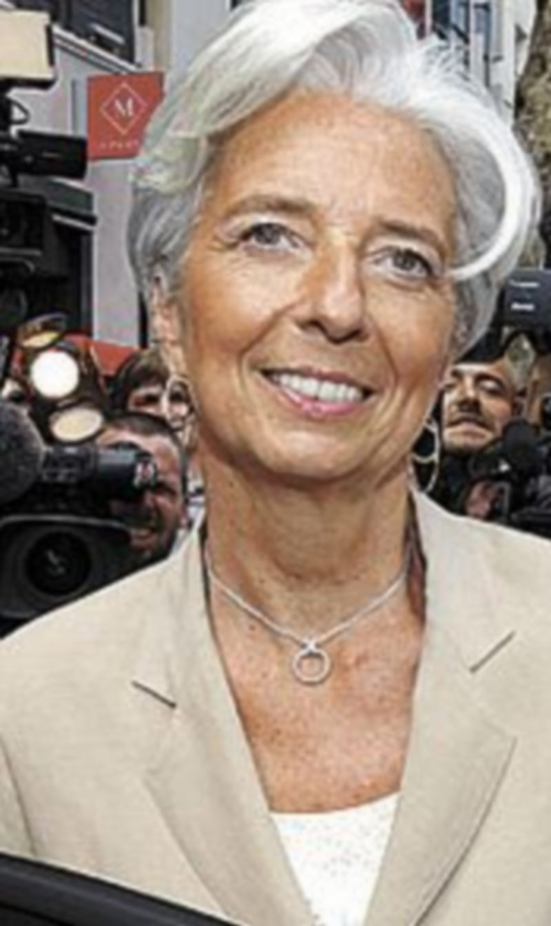 Christine Lagarde.