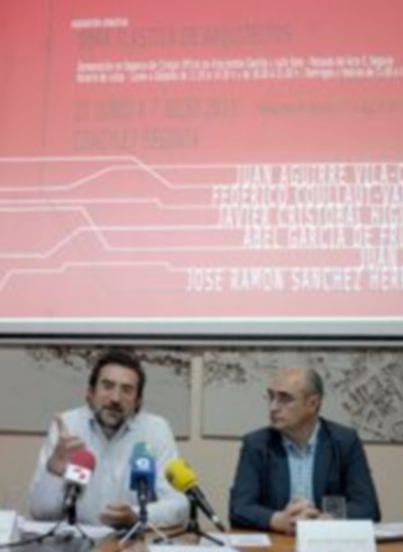 Un momento de la presentación en el Colegio de Arquitectos.