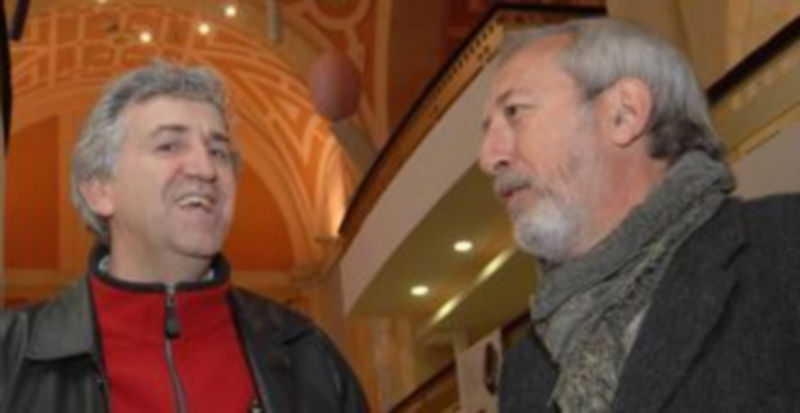 Juan Luis Arsuaga (izquierda) y Eliseo de Pablos (derecha)