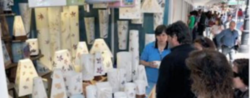 El público acudió pocos minutos después de la apertura de la feria./KAMARERO