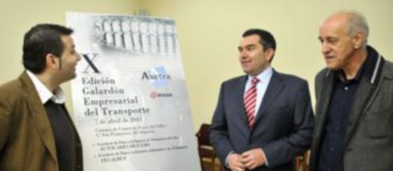 Un momento de la presentación del Galardón de Asetra. / JUAN MARTÍN