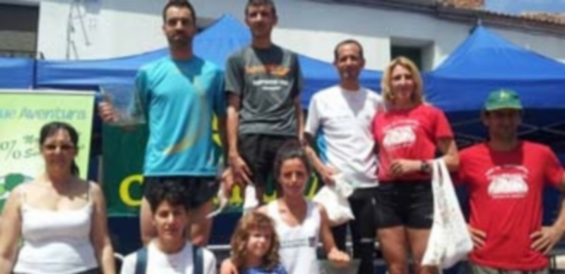 El podio de la carrera celebrada en Cantimpalos. / El Adelantado