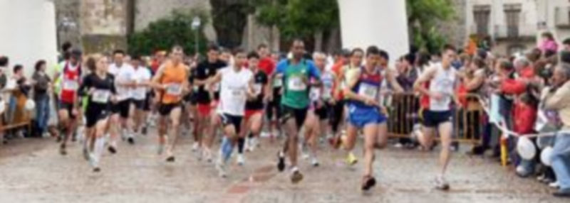 Momento de la salida de la prueba celebrada en Fuentepelayo./ El Adelantado