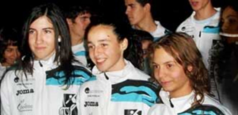 Triple presencia segoviana en el Nacional de Marcha de Invierno de Promoción 7 De izquierda a derecha las atletas Carla Santaelena