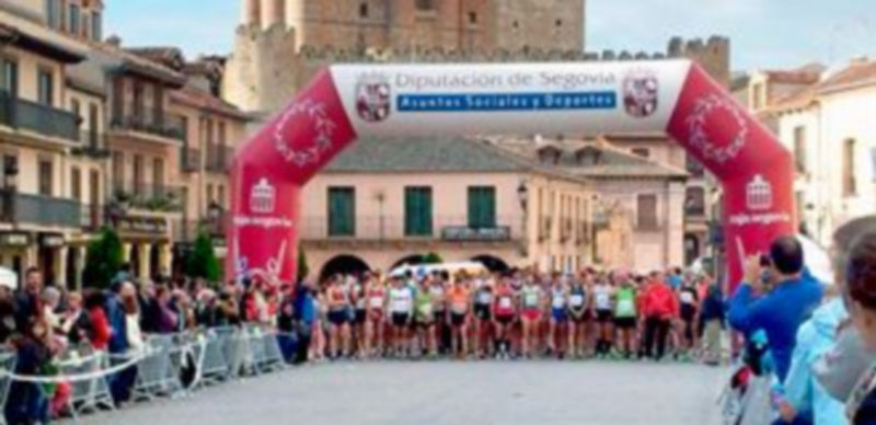 Participantes de una de las ediciones de la carrera de Turégano. / EL ADELANTADO