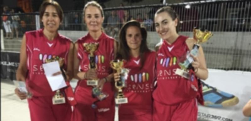 Las ganadoras de la categoría senior femenino del campeonato. / El Adelantado
