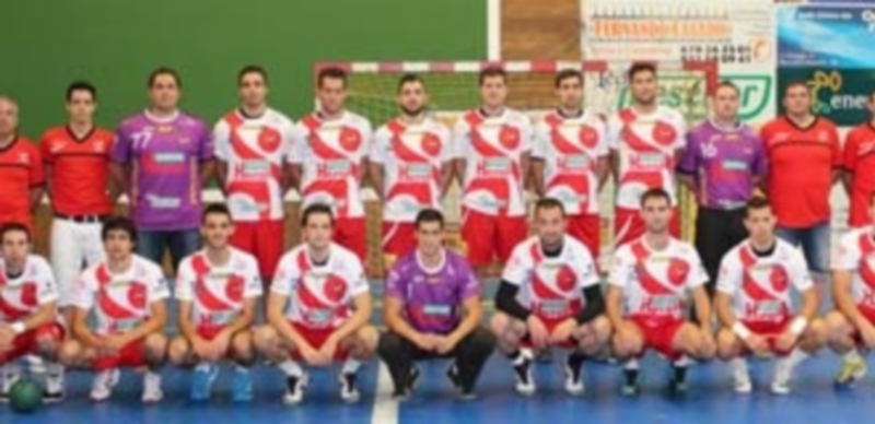 Plantilla del Viveros Herol Nava que consiguió el ascenso a la División de Honor Plata del balonmano español. / El Adelantado
