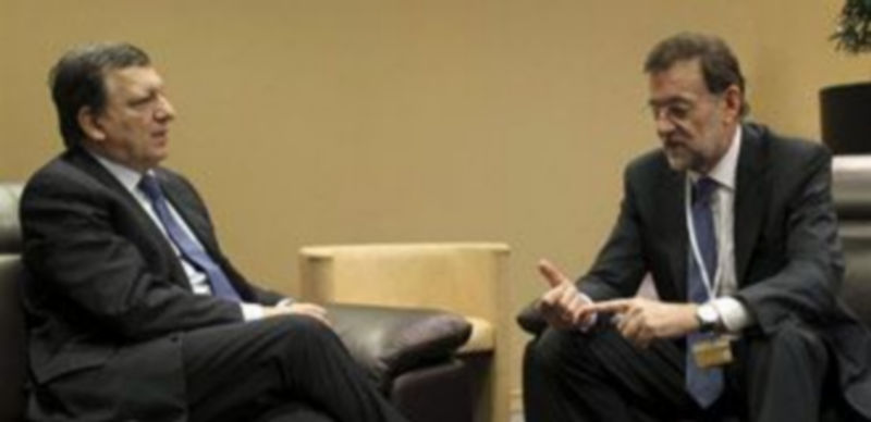 Imagen de una reunión reciente entre el presidente de la Comisión Europea