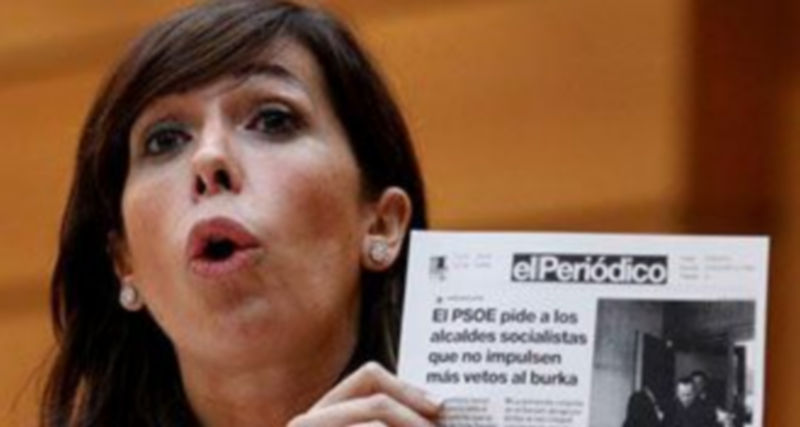 La senadora popular Alicia Sánchez Camacho