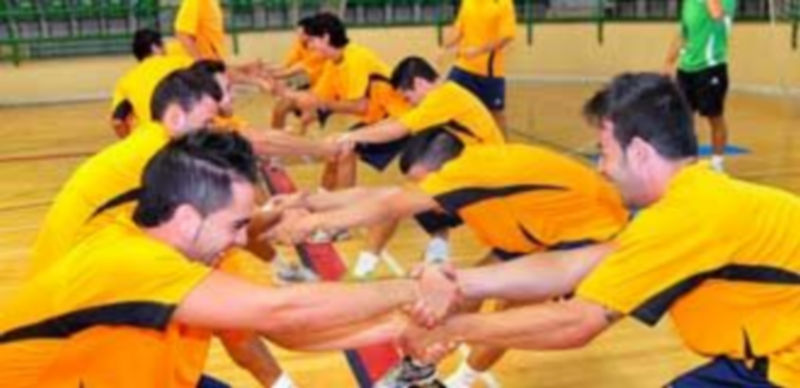 Los jugadores del Caja Segovia