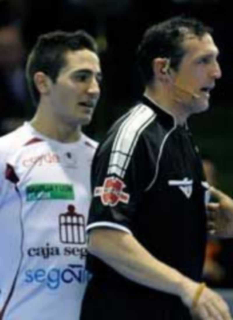 El árbitro Marcelino Blázquez