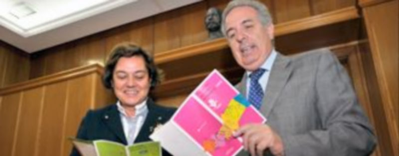 Los representantes de Caja Segovia