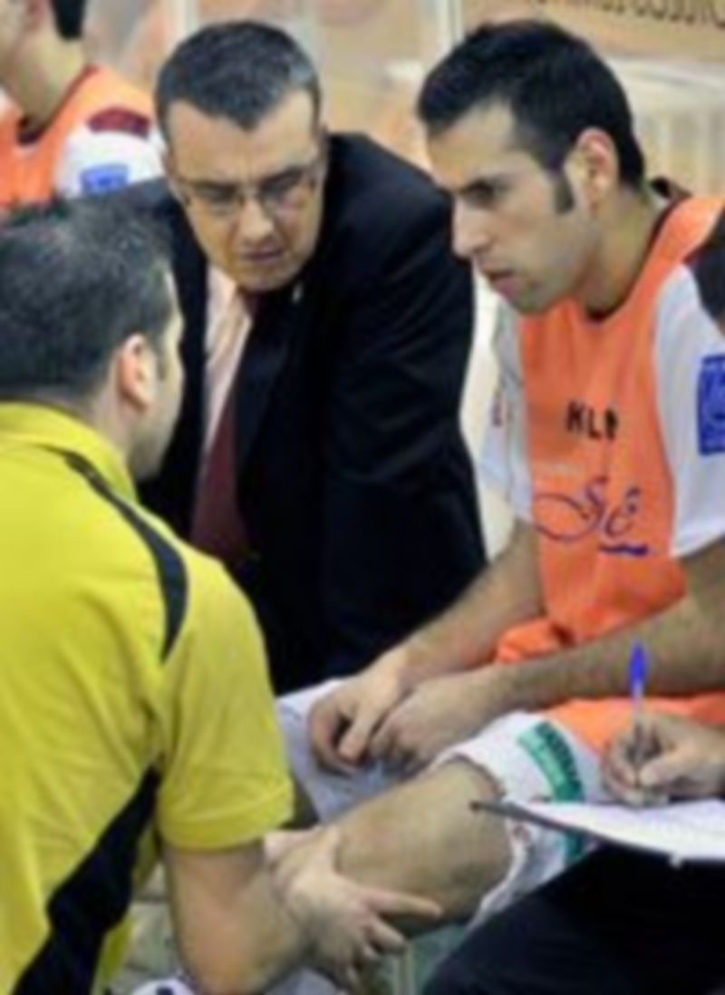 El fisioterapeuta del equipo