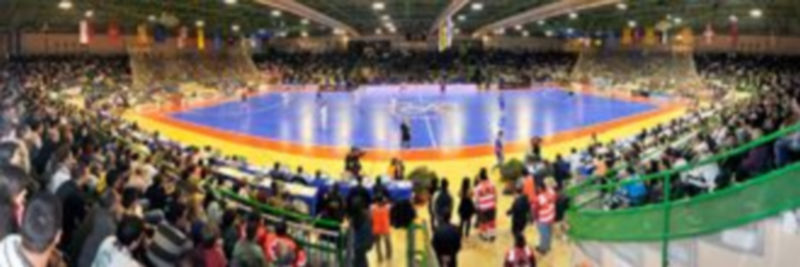 Panorámica del Pedro Delgado durante uno de los partidos de la pasada Copa de España que se celebró en Segovia. / Kamarero