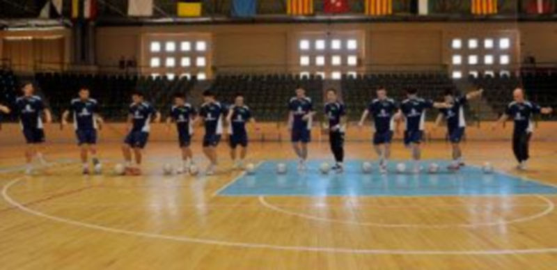 Los jugadores del Caja Segovia