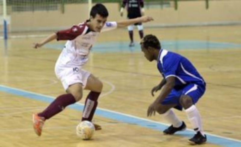 Imagen del último amistoso del Caja Segovia frente a Islas Salomón. / Juan Martín