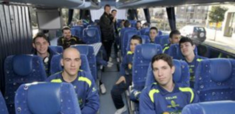 El interior del autobús del Caja Segovia