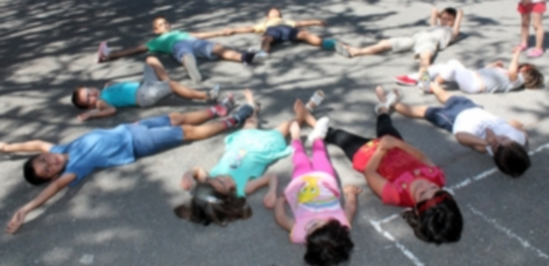 Los niños han realizado juegos y actividades de todo tipo durante las mañanas en las que se ha desarrollado el campamento. / Chantal Núñez