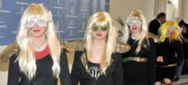 Algunos de los niños participantes en el Concurso de Disfraces. / ALBERTO BENAVENTE