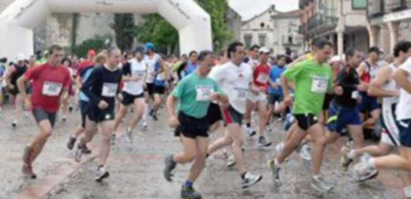 Imagen de la salida de la edición del año pasado de la Subida a San Cebrián