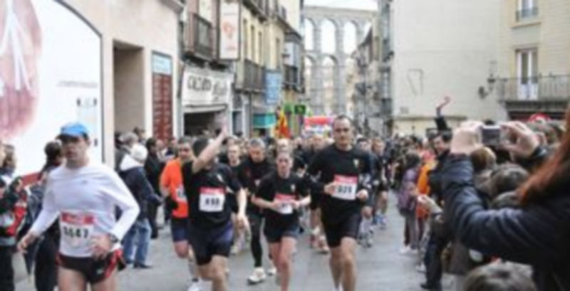 Un grupo de corredores