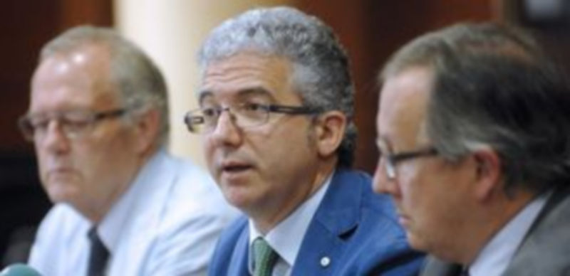 Un momento de la presentación en la Cámara de Comercio.