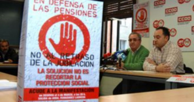 Los dirigentes de CCOO y UGT