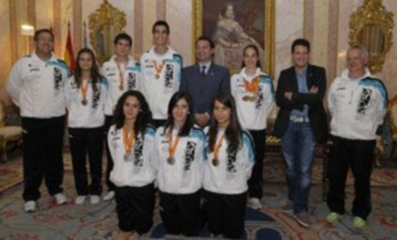 Los siete atletas del CETA