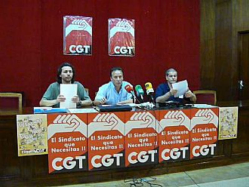 Los representantes de CGT/EL ADELANTADO